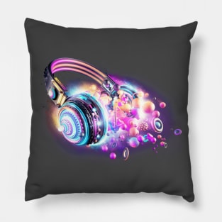 Headphone Galaxy Pillow