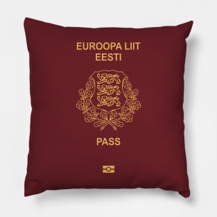 Estonia passport Pillow