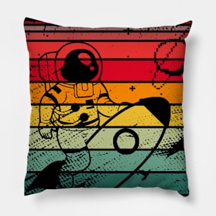 Nasa Vintage Colors Funny Cute Gift Pillow