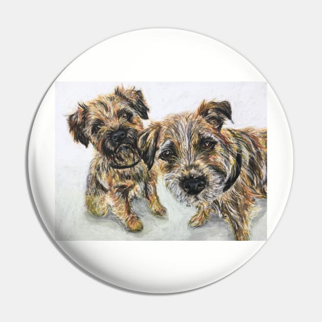 Border Terriers Pin by Merlinsmates