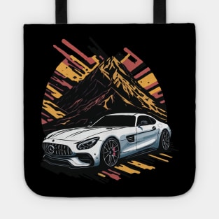 Mercedes AMG GT Vintage Car Tote