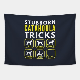 Stubborn Catahoula Tricks - Dog Training Tapestry