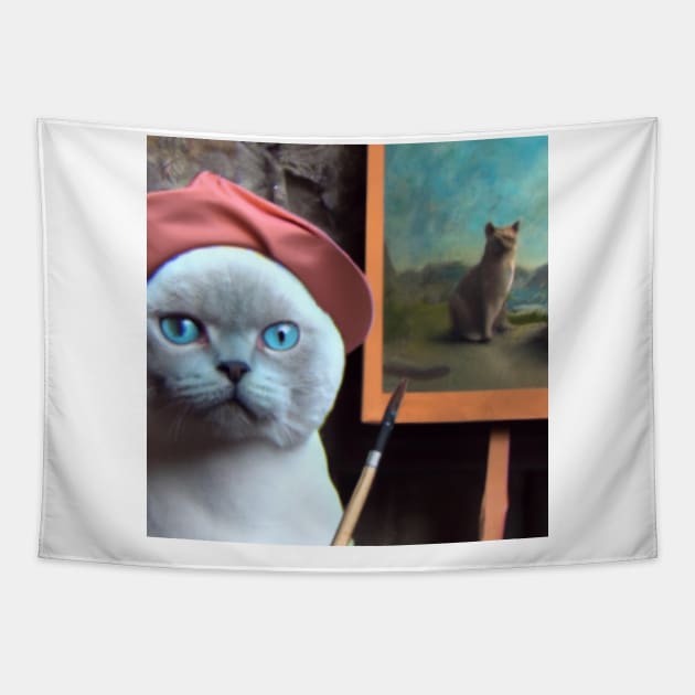 Smurf Cat Chronicles Tapestry by tearbytea