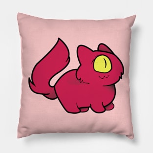 Cherry Kitten Pillow