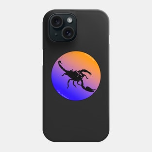 Scorpion Blue/Orange Gradient Phone Case