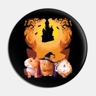 This Is My Human Costume I'm Really A Guinea Pig Halloween Pin