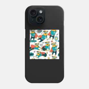 Dog superhero Phone Case