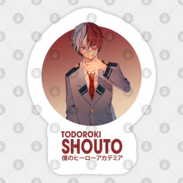My Hero Academia Science Fiction Manga Todoroki Shouto My Hero Academia Sticker Teepublic Uk