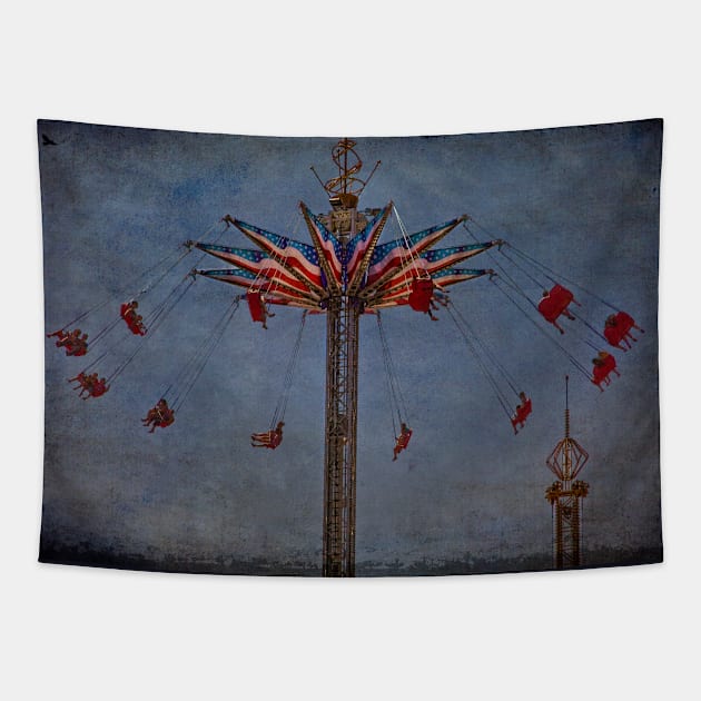 America Swings Tapestry by Chris Lord