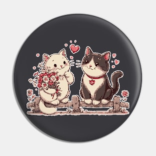 A Pawfect Duet Between Two Hearts Pin