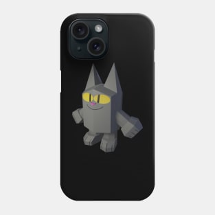 Low poly cat Phone Case