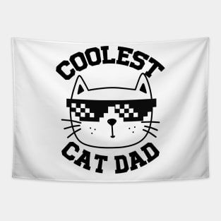 Coolest cat dad Tapestry