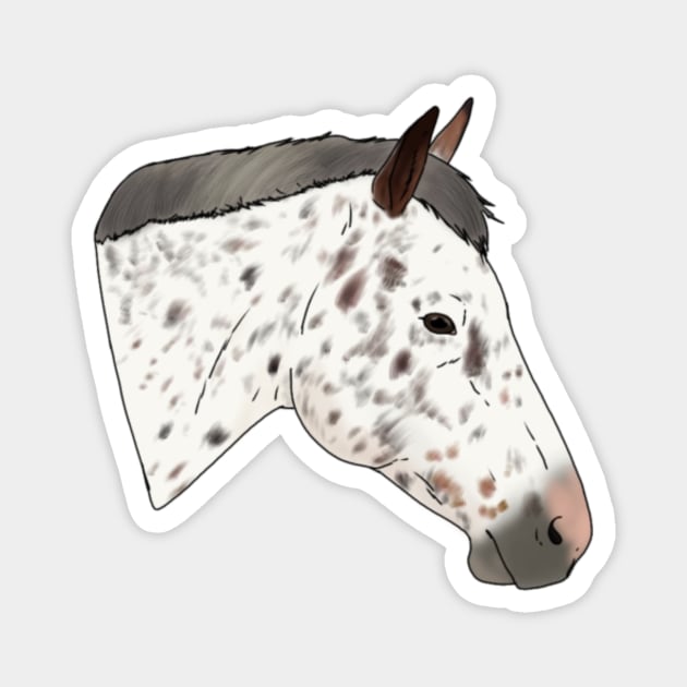 Appaloosa Horse Head Magnet by Animals shop