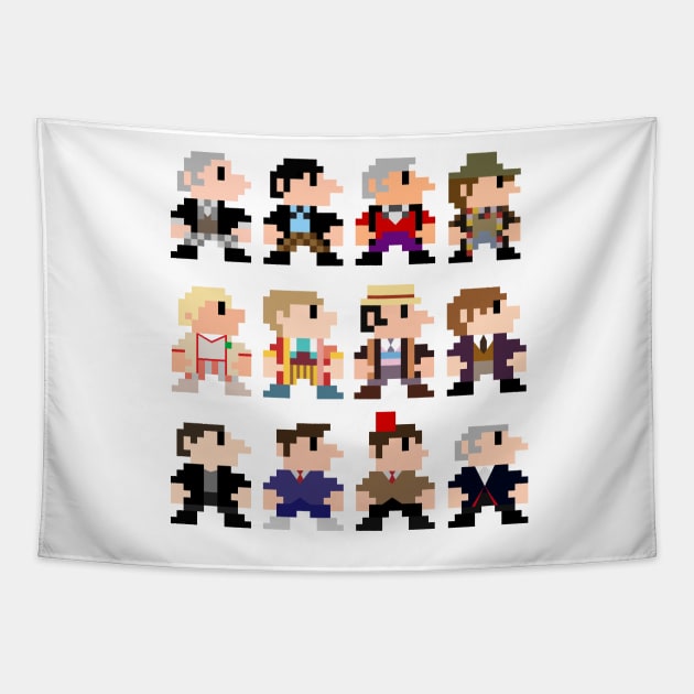 8Bit Doctors Tapestry by JakeSmith