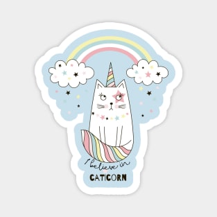 I believe in caticorn Magnet