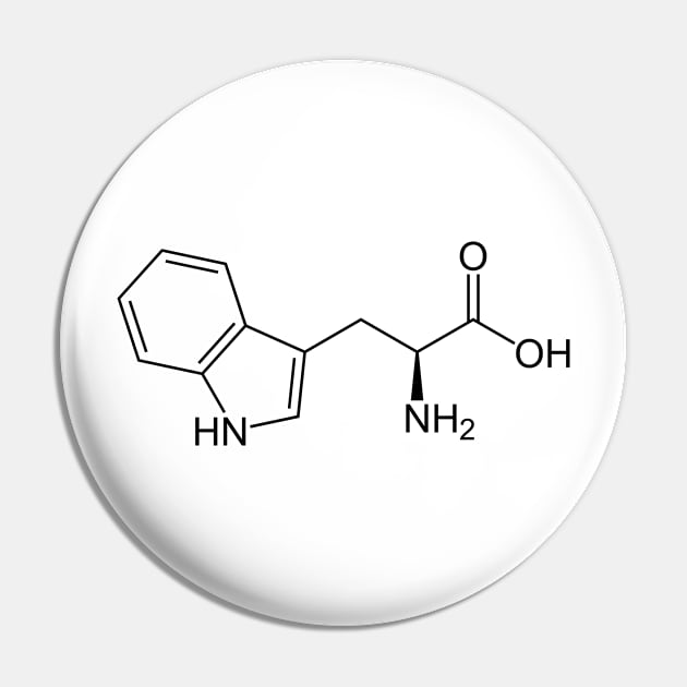 Tryptophan Molecule Pin by Calculated