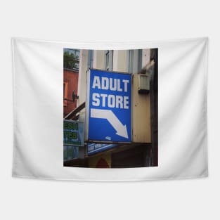 Adult Bookstore Tapestry