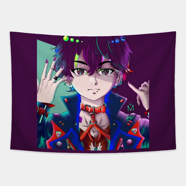 Stylish Boy  『おしゃれな男の子。』 Tapestry by MioMinako