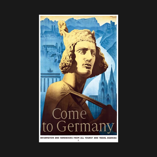 Vintage Travel Poster Germany - Come to Germany 1936 by vintagetreasure