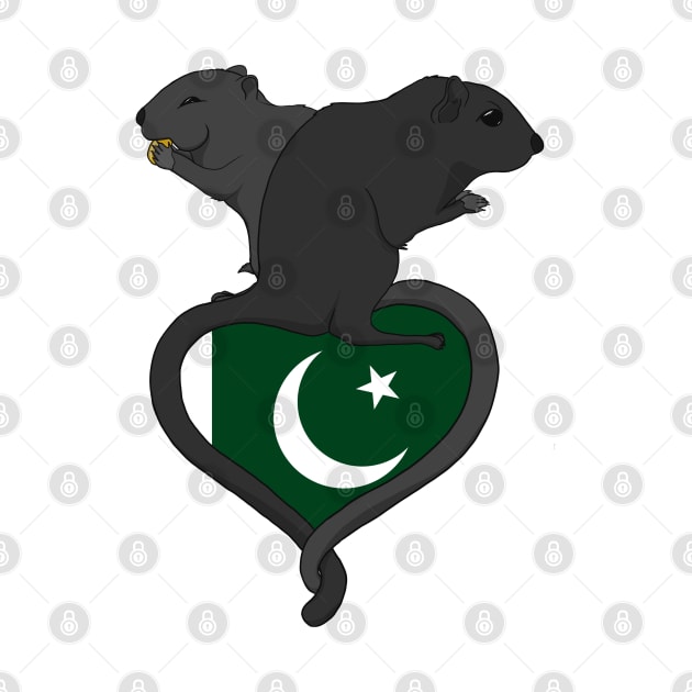 Gerbil Pakistan (dark) by RampArt