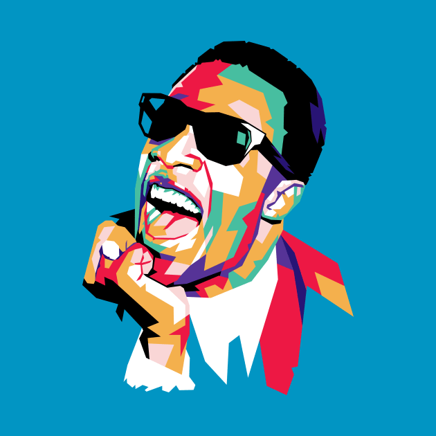 stevie wonder abstract by Martincreative