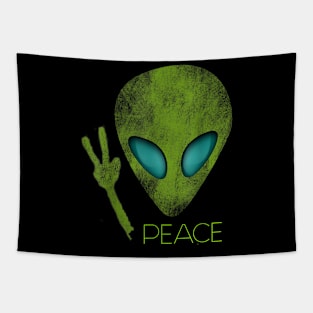 Alien Peace Cool Funny Cute UFO Lover Birthday Gift Tapestry