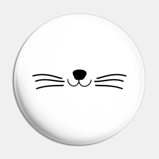 Funny Cat Face Pin