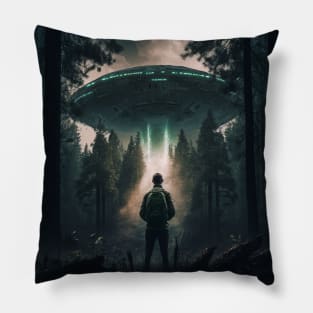 A Close Encounter Pillow