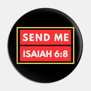 Send Me | Bible Verse Isaiah 6:8 Pin