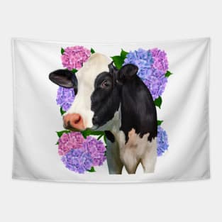 Holstein & Hydrangea Tapestry