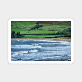 Waves coming in at Carskey Bay near Southend, Argyll and Bute Magnet