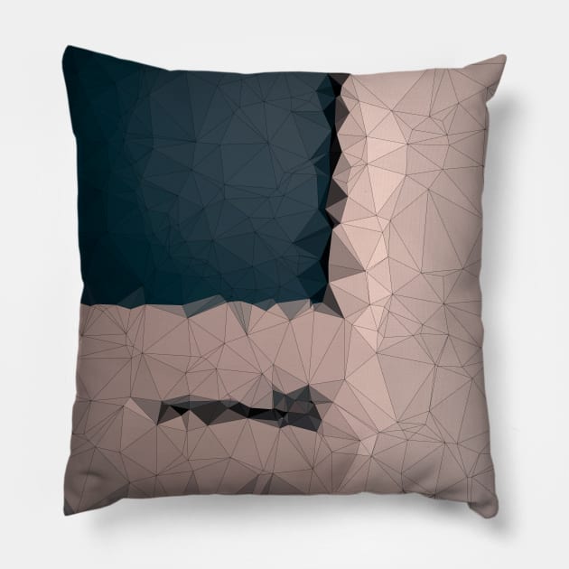 Low Poly Macintosh Plus Pillow by TRIME