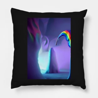 SPOOKY AURA OF A GHOST ON HALLOWEEN Pillow