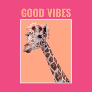 Good Vibes Giraffe T-Shirt