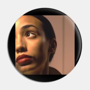 Sade Face Pin