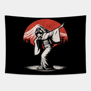 Dabbing Geisha Tapestry