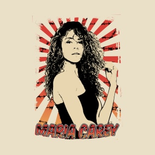 Mariah Carey 80s  Retro Vintage Aesthetic T-Shirt