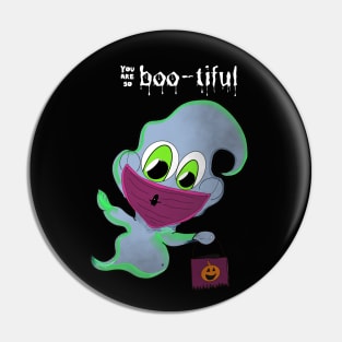 You Are So Boo-tiful! Cute Ghost Pin