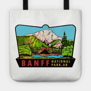 Banff National Park Alberta Vintage Tote