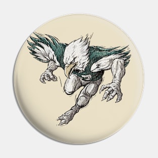 Vintage Philly Eagles Pin