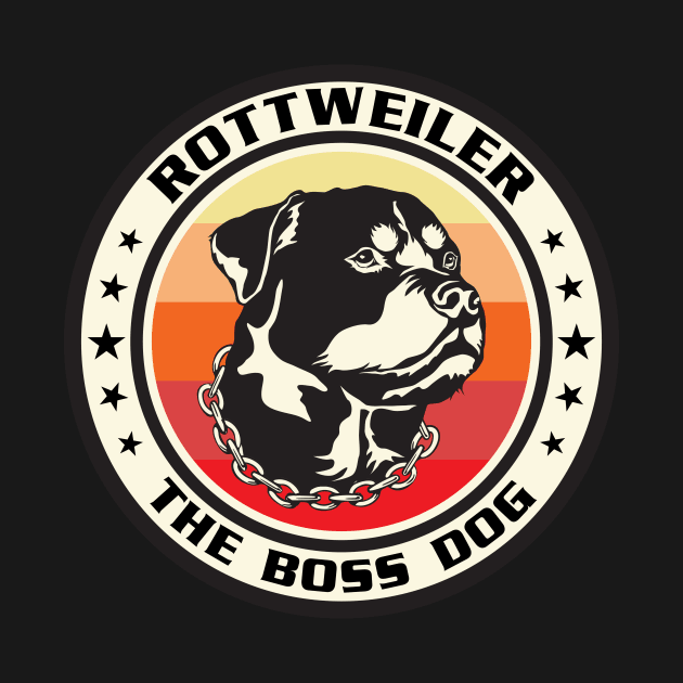Rottweiler The Boss Dog by vectrus