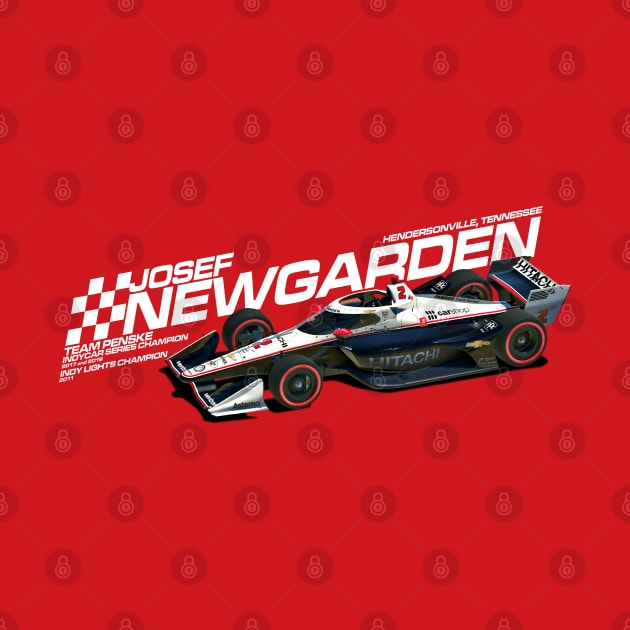 Josef Newgarden 2022 (white) by Sway Bar Designs