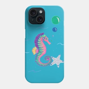 Pretty little seahorse to brighten up life Phone Case