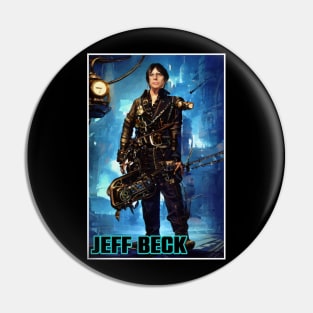 Jeff Beck Guitarist Pin