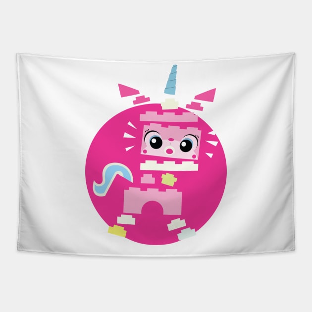 Surprised Unikitty Tapestry by VeryBear