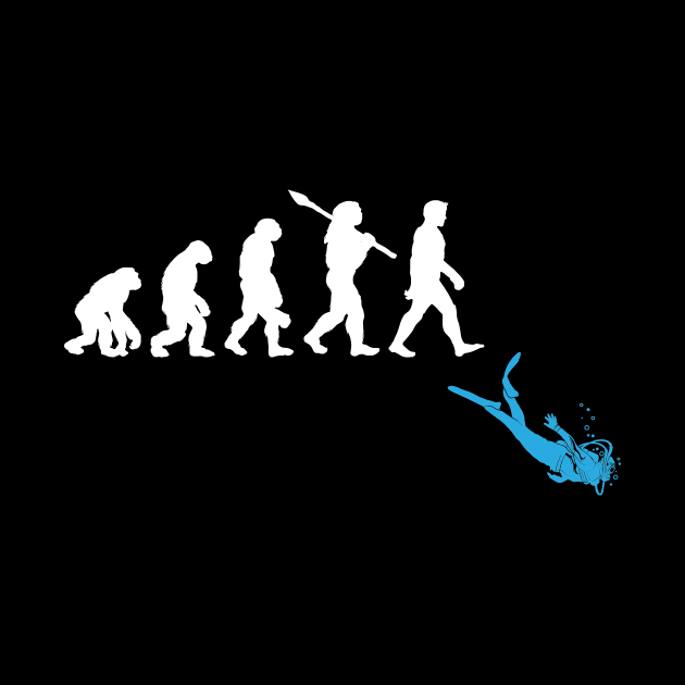 Scuba Diving Human Evolution by captainmood