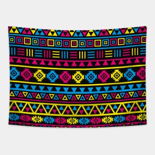 Aztec Influence Pattern II CMYB Tapestry