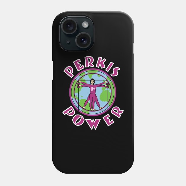 Perkis Power Retro Phone Case by Niko Neon