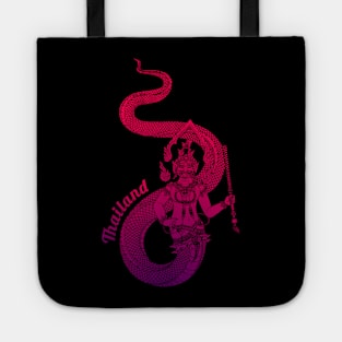 Thailand Naga – Figure Of Spiritual Good Fortune T-Shirt Tote