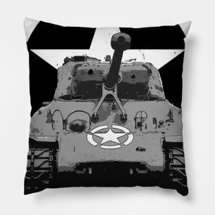 World War II M4 Sherman Tank Pillow